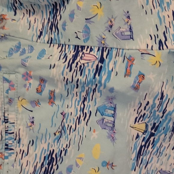 Old navy pixie shorts beach print sz 6 - Picture 7 of 7